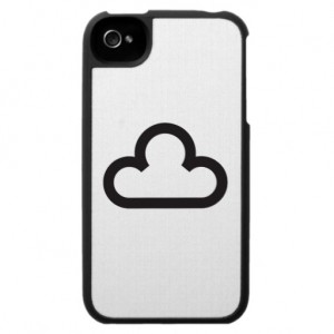 A cloud. On a phone.